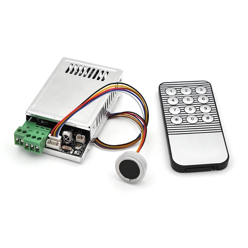 

K216+R502-F DC10-30V Remote Control Fingerprint Access Control Board+R502-F Waterproof Small Fingerprint Module
