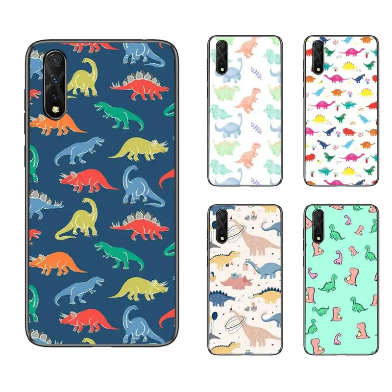

Animal Luxury Cool Cute Dinosaur Baby Fashion Phone Case For Redmi 4X 5plus 6 7 8A 9 Note 4 8 T 9 10 pro Cover Fundas Coque