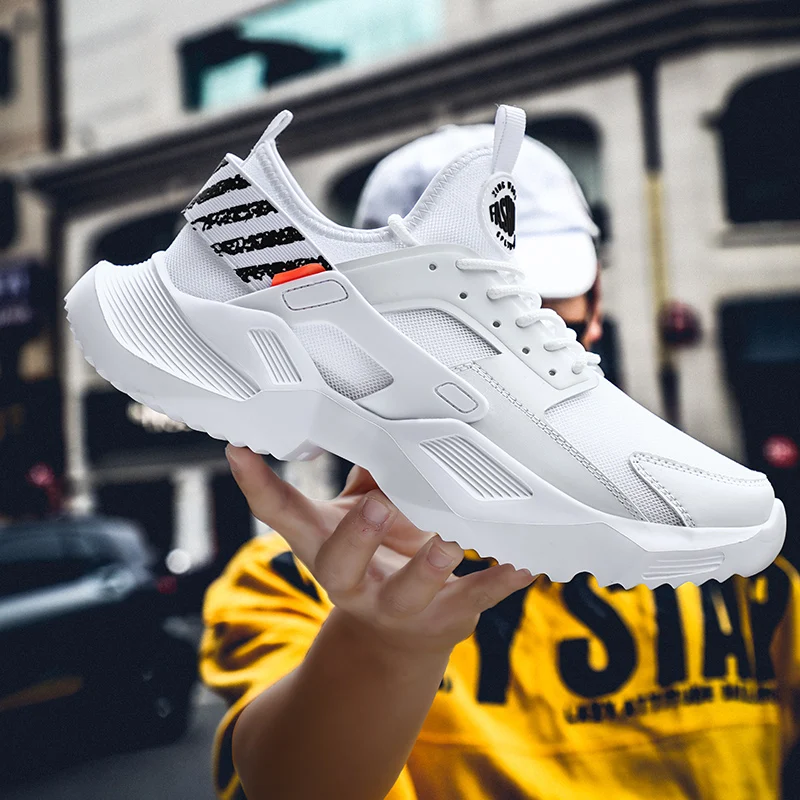 

2020 Sport Slip-On Footwear Men Shoes Lightweight Flying Weaving Casual Shoes Breathable Casual Shoes Man Sepatu Pria
