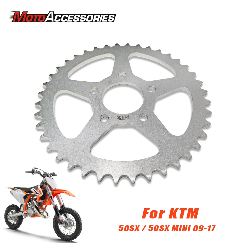 

For KTM Off Road 50SX 50SX MINI 2009-2017 Rear Sprockets Motorcycle Chain Sprocket Dirt Pit Bike Motorcycle Accessories