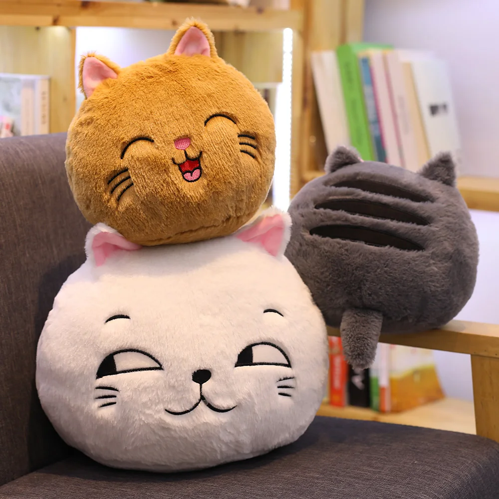 25/35 см Kawaii круглые солнцезащитные очки плюшевые игрушки милый Кот кукла