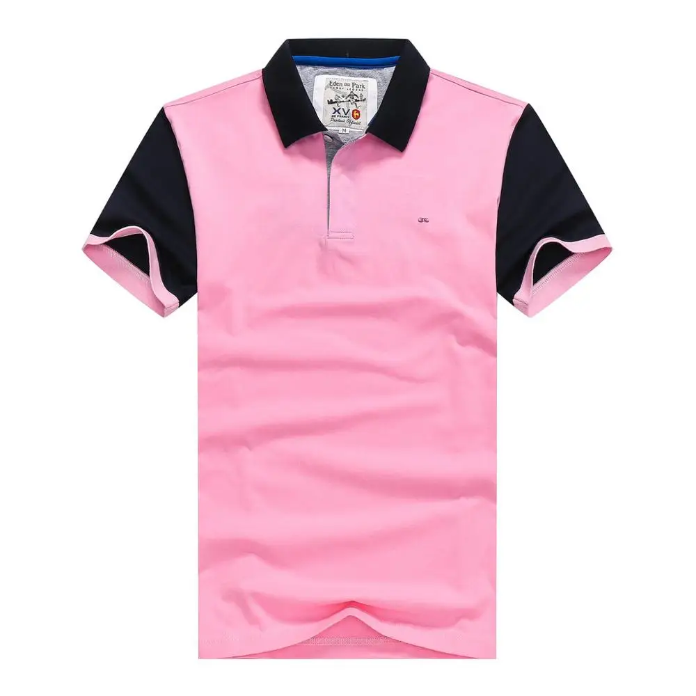 

Patchwork France eden park Homme POLO Embroidery 98% COTTON MEN POLO Best QUALITY BIG size 3XL PARK Male Tees Top Fashion shirt