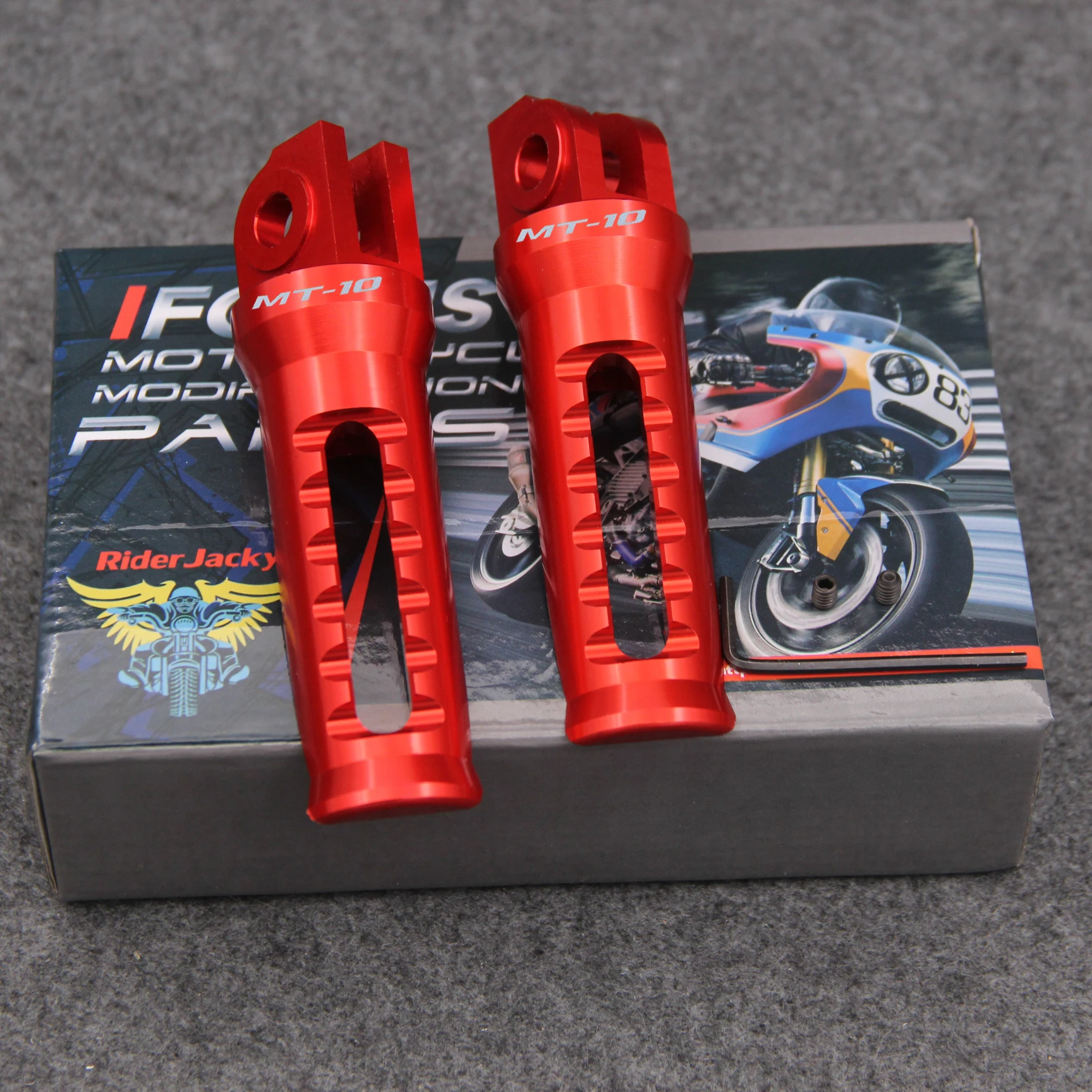 Передняя подножка RiderJacky CNC для мотоцикла подножки педаль Yamaha MT-10 MT 10 MT10 MT1 2018-2019 |