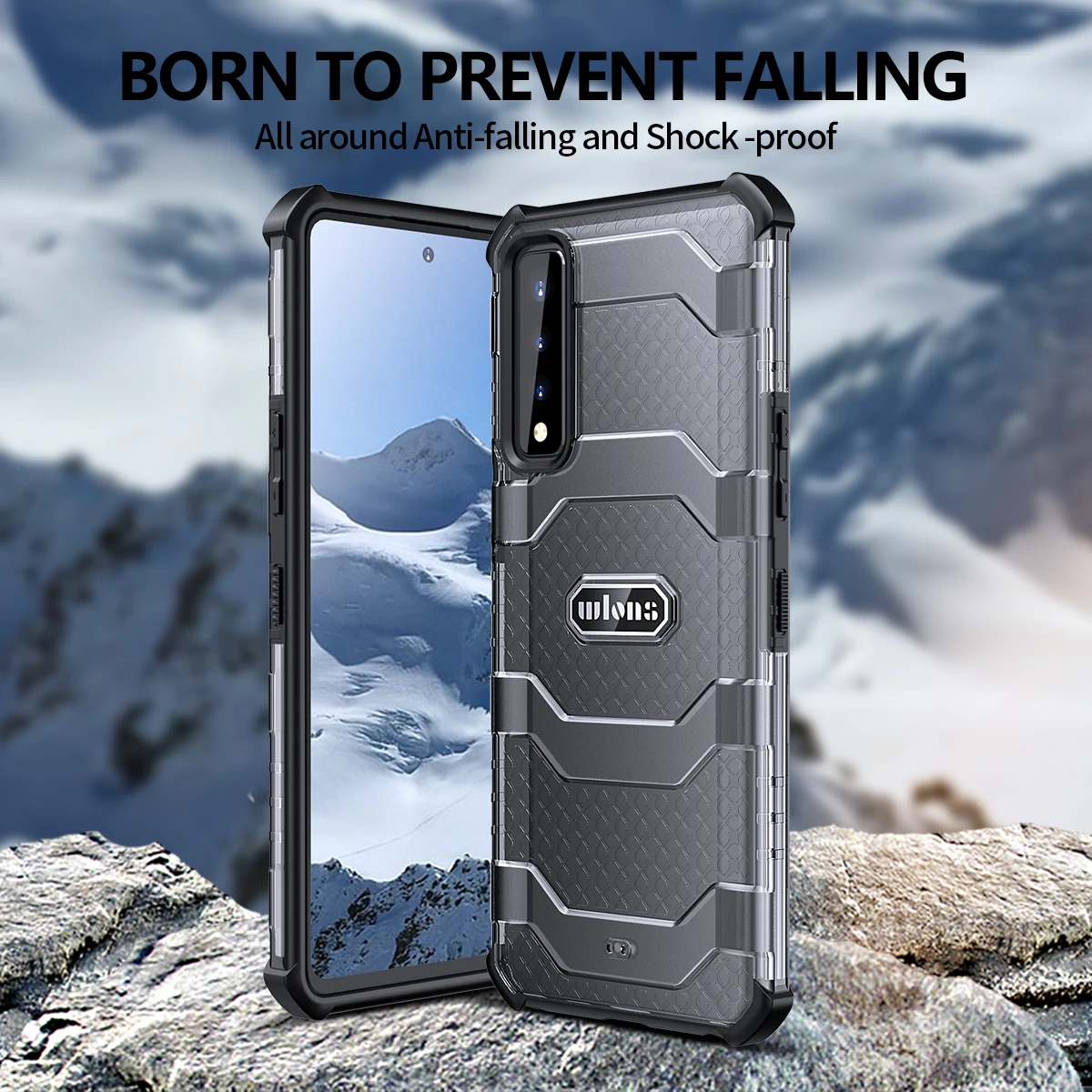 

Hybrid Rugged Shockproof Armor Case For LG Stylo 7 5G Cover PC Transparent Silicon Anti Shock Case Stylo 7 5G