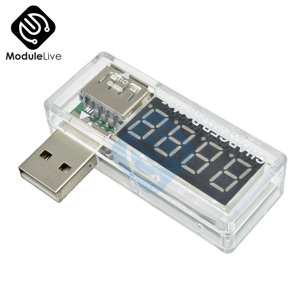 Новый цифровой дисплей мини USB измеритель напряжения тока тестер батареи