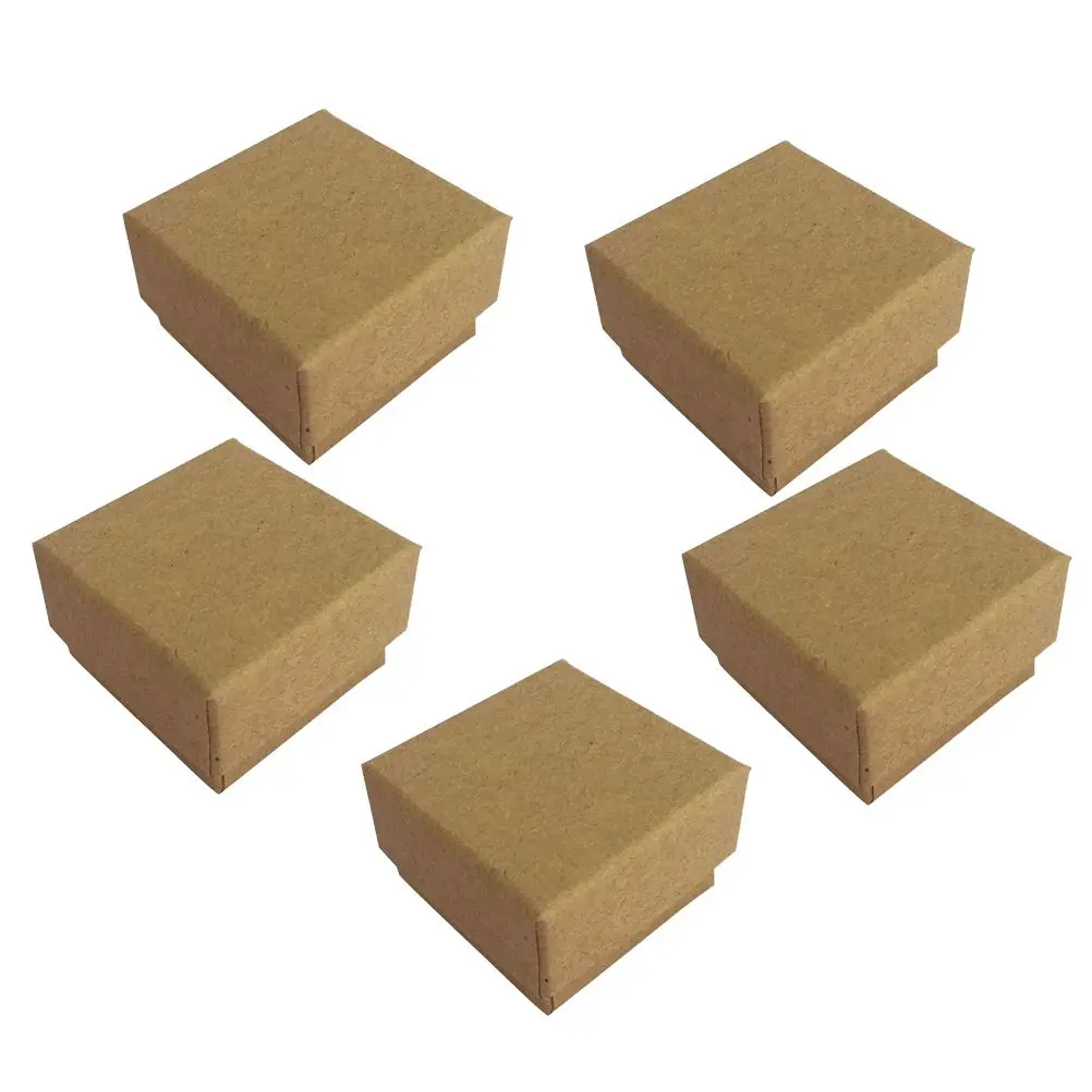 5 шт. подарочные коробки крафт бумага утолщенные Чехлы для хранения держатель