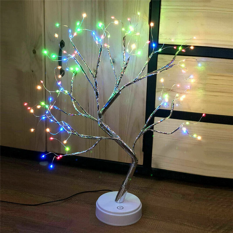 

LED Christmas Tree Lights Twig Birch 108LEDs Pearl Lamp Tree Branches Table Lamp Xmas Decorations Wedding Decor New Year Gift