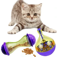 cat food feeders ball pet interactive toy tumbler egg smarter cat dogs playing toys treat ball shaking for dogs