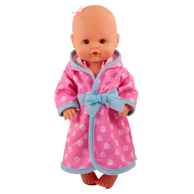 night-robe2 35 см Nenuco Кукла Одежда и аксессуары Nenuco Ropa y su Hermanita ночной халат с поясом для куклы 13 дюймов - Цвет: night-robe2