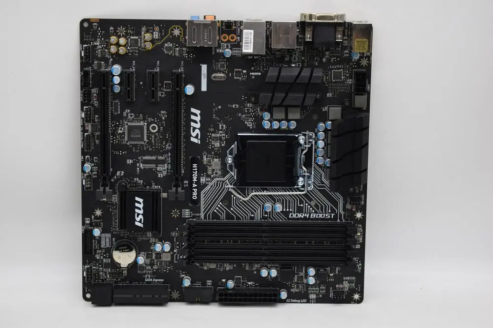 Kaufen MSI H170M-A PRO Motherboard Für LGA1151 DDR4 M-ATX Spiel Bord Desktop Verwendet Motherboard