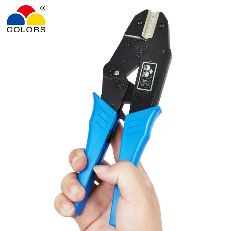 

Crimping pliers tools HS-05D for turned contacts terminals 0.14-4mm2 26-11AWG Weidmulle crimping european electrician tools