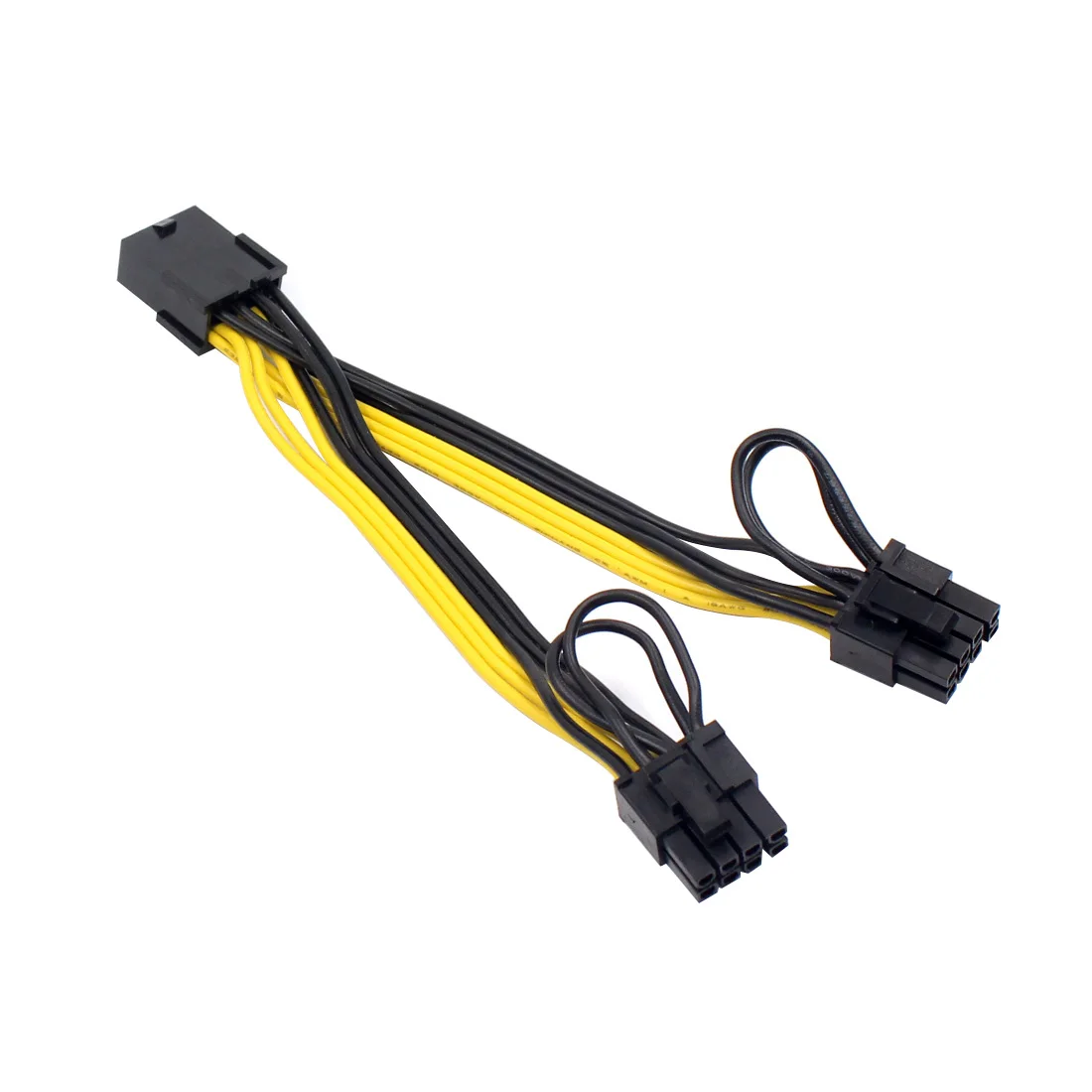 100 шт. PCI-E PCIE 8p Женский к 2 портам двойной 8pin 6 + 2p Мужской GPU видеокарта Кабель