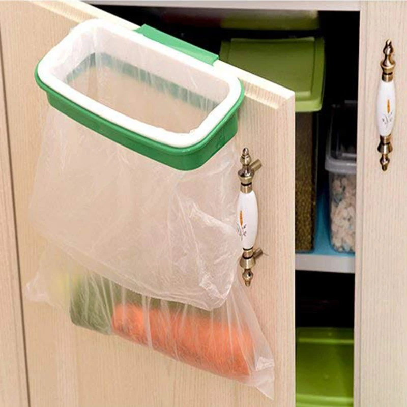 

Portable Kitchen Trash Can Trash Bin Hanging Trash Garbage Bag Waste Bin for Kitchen Cabinet Gadgets Storage Holders Trash Racks