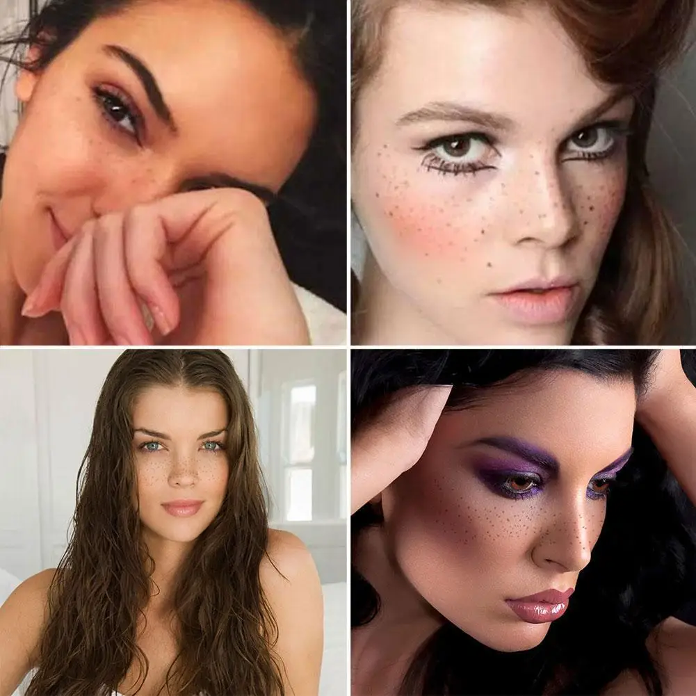 5 Pes / 1 Pcs Fake Freckles Tattoo Stickers New Fashion Freckle Patches Gorgeous Freckle One-time Tattoo Stickers Dropshipping