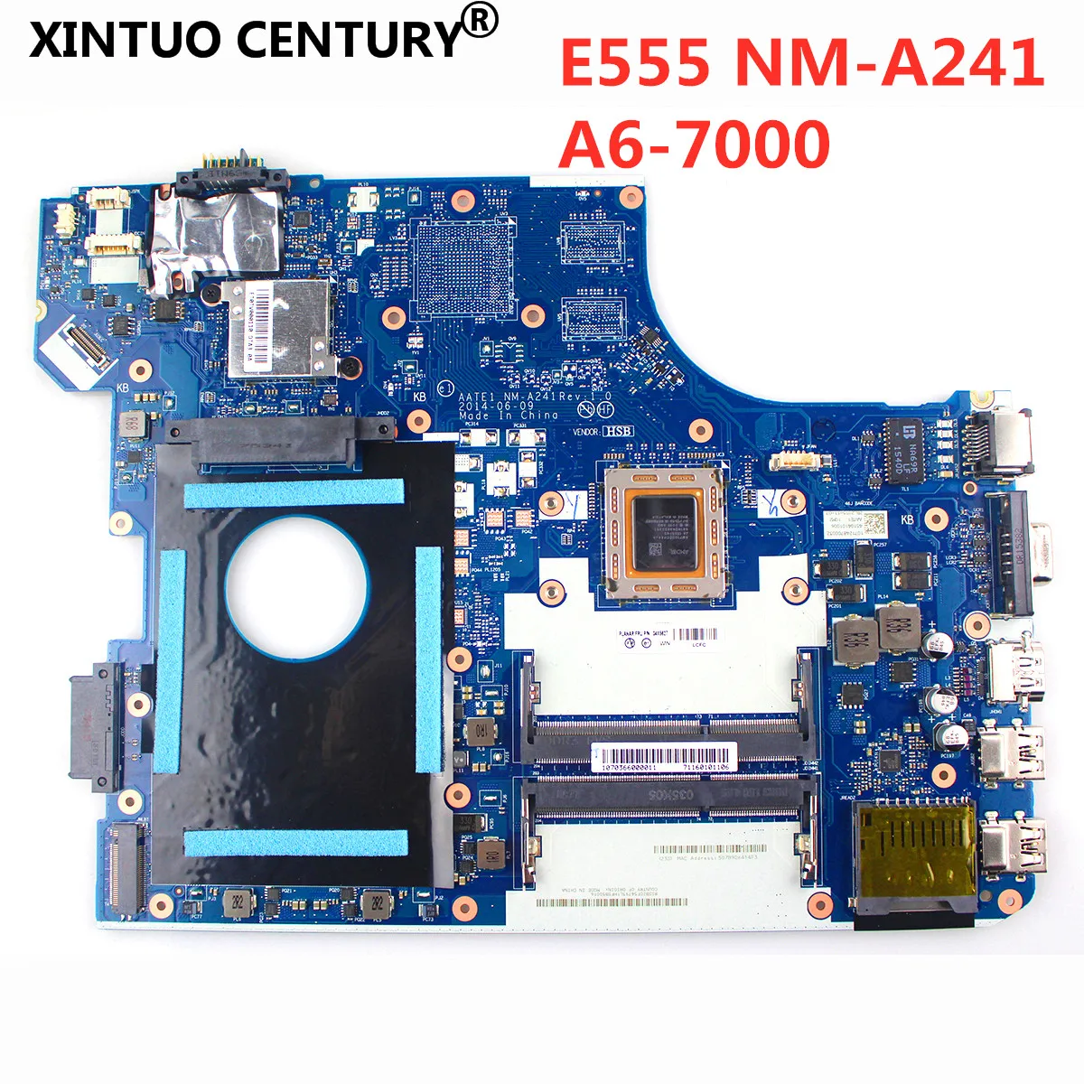 

NM-A241 motherboard for Lenovo ThinkPad E555 notebook motherboard FRU 04X5624 CPU A6-7000 DDR3 100% test work