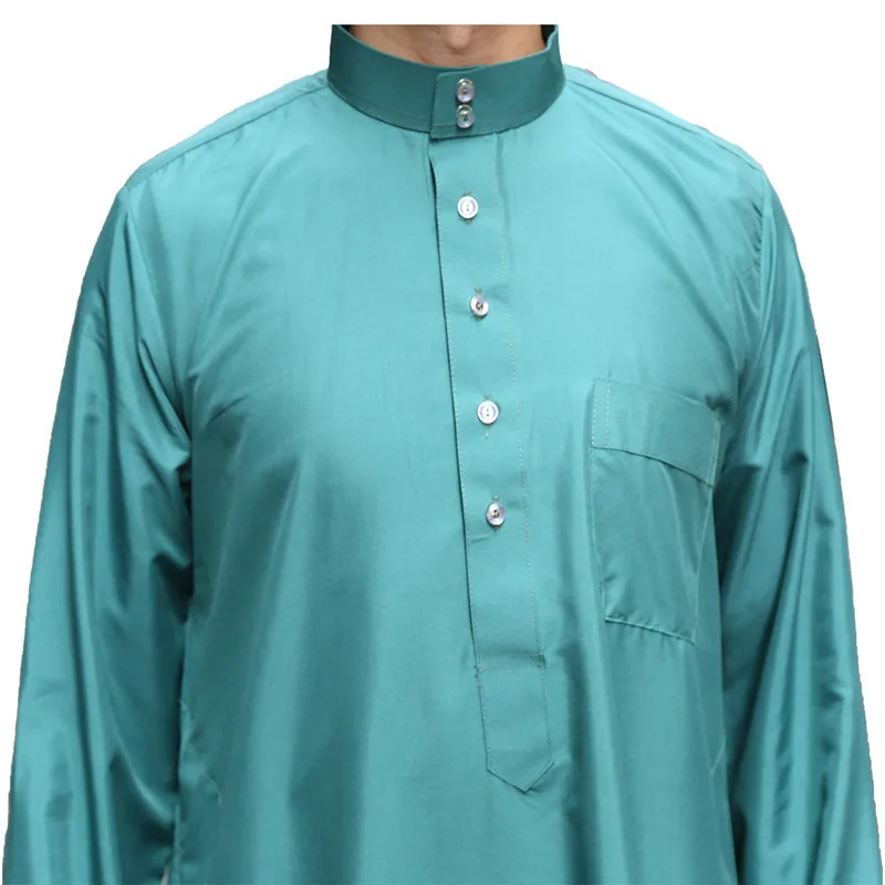 

Qami-bata de lana lavada para hombre, Tnica musulmana rabe de estilo Djellaba, Oriente Medio, Jubba, moda musulmana
