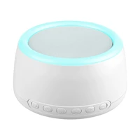 desktop rechargeable white noise machine sleep therapy sound machine 30 soothing sounds with colorful touch control night light