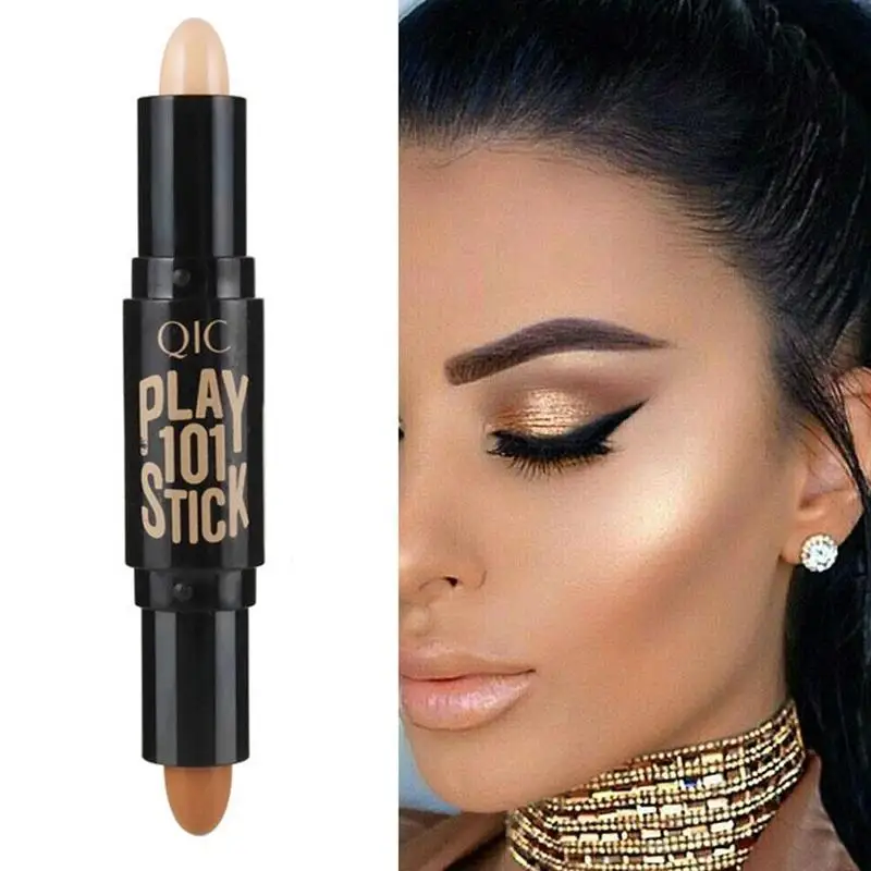 3D хайлайтер карандаш для лица Румяна контурная основа двойная головка