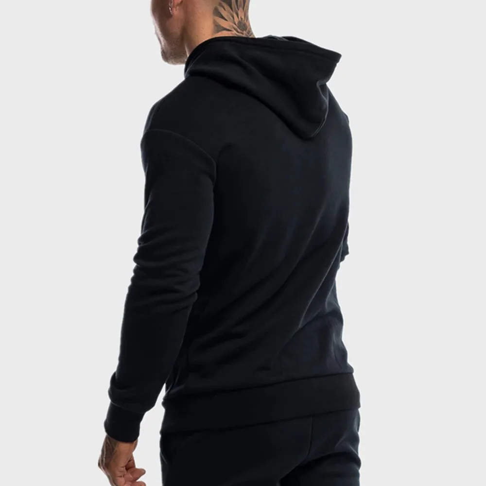 Running Sportswear Suit Men Gym Fitness Tracksuits Sweatshirt Sweatpants Male Cotton Hoodies Pants Joggers Jogging Training Tops | Спорт и