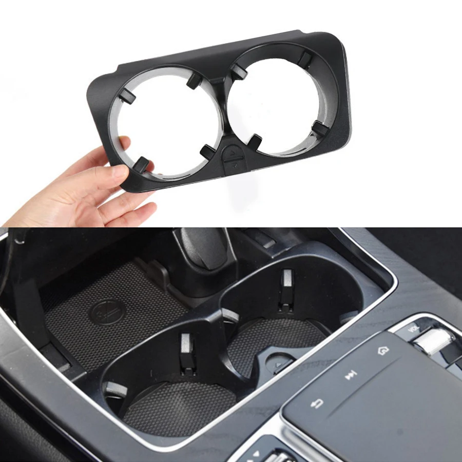 Car Cup Holder Armrest Storage Box Tray For Mercedes Benz C E GLC CLS-Class W205 W213 W253 W238 W447 W488 Accessories | Автомобили и