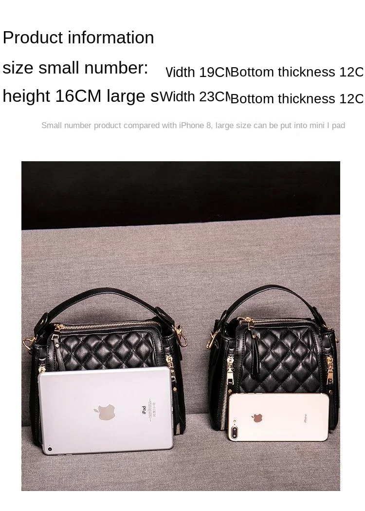 

Rhombic pattern small bag women's 2021 new fashion versatile carrying bucket women's bag girl's net red single shoulder bag