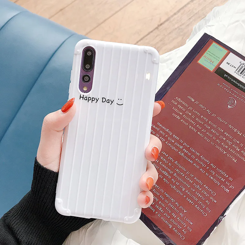 Lucky happy day чехлы для huawei P20 P30Lite Mate20 Pro 3D Полосатый Мягкий чехол из ТПУ для Honor 10 20 Nova 3 4 5Pro 5i задняя крышка fundas - Цвет: 2