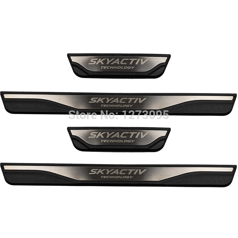 Для Mazda 6 3 CX-5 KE KF 2014-2019 2020 нержавеющей порога Накладка Защитная гвардии педаль
