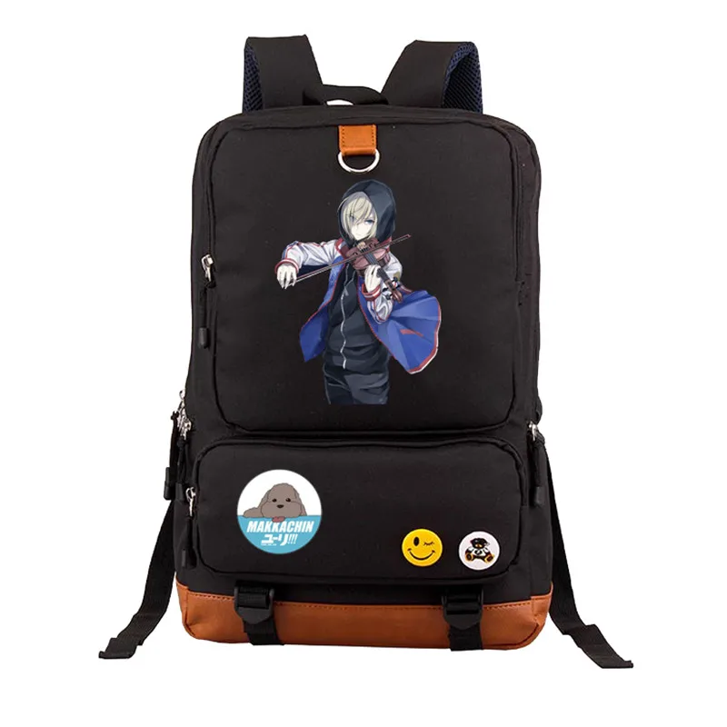 

Hot anime YURI!!! on ICE backpack fashion casual backpack Men women's Rucksack Laptop Bags Student School Bags Shoulder Bag