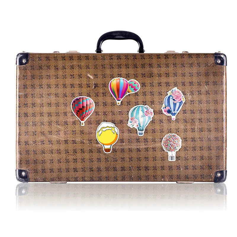 

10/30/50 PCS Romantic Balloon Girl Heart Cartoon Stickers Waterproof Luggage Computer Notebook Helmet Skateboard Cup Sticker