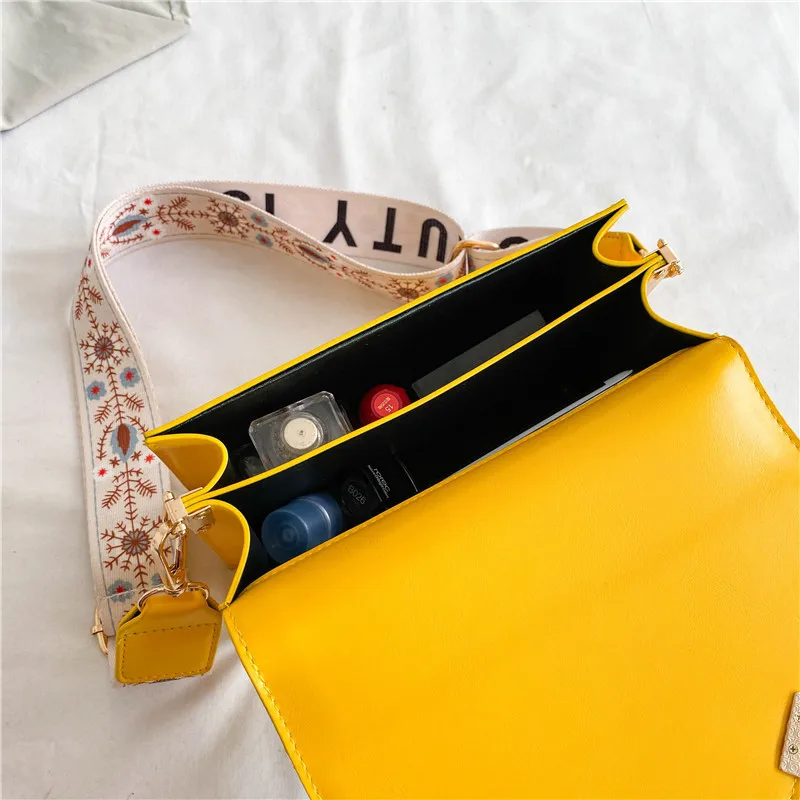 2020 Frosted Square Fashion Suede Shoulder Bag Wide shoulder strap Women's Crossbody Messenger Bags Ladies Purse Female Handbag | Багаж и