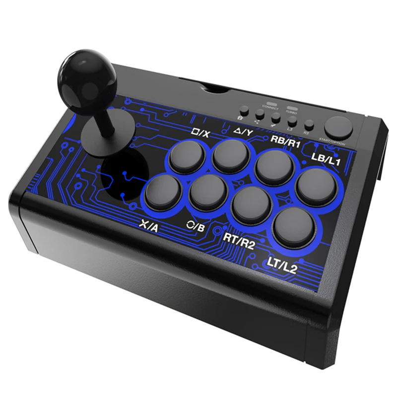 Hot 3C-7-In-1 Arcade Fighting Wired Rocker Game Console Handle for Switch / PS4 PS3 Xbox PC Tp4-1886 | Электроника
