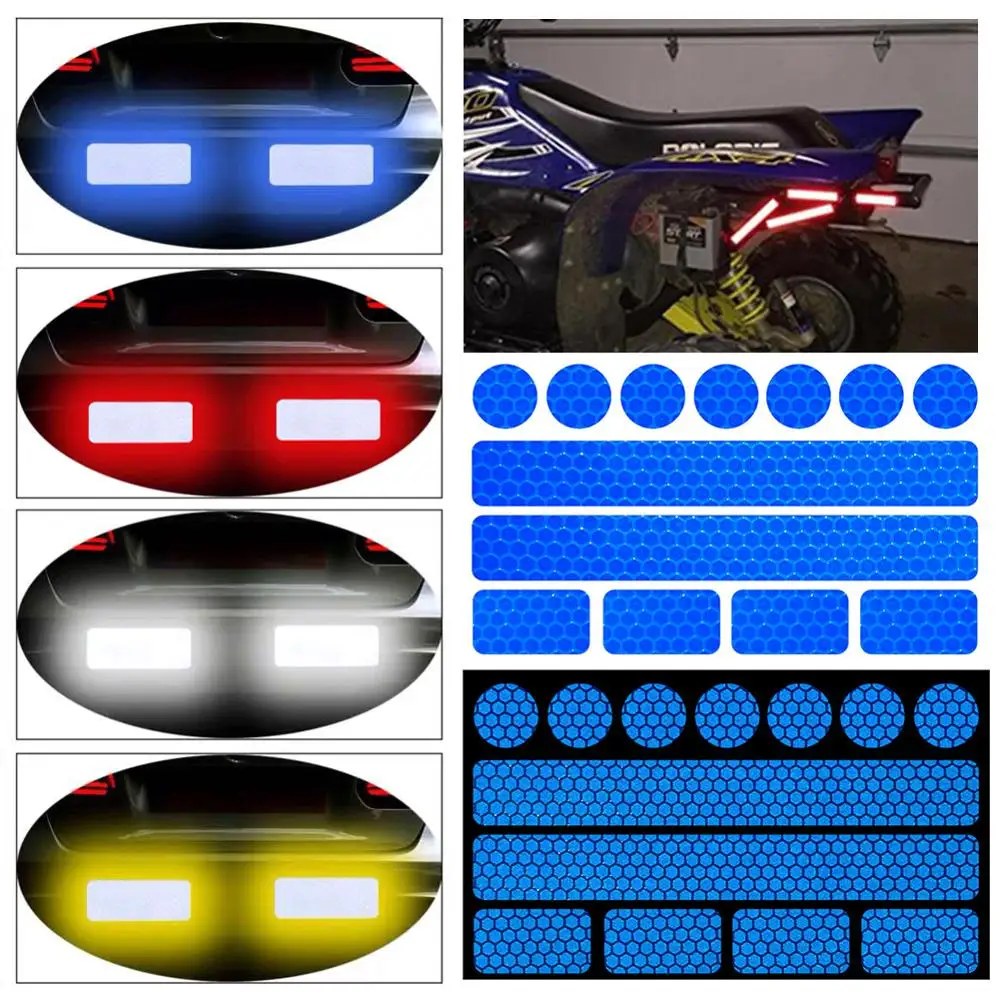 13 шт./лот предупреждающая лента для безопасности автомобиля светоотражающие