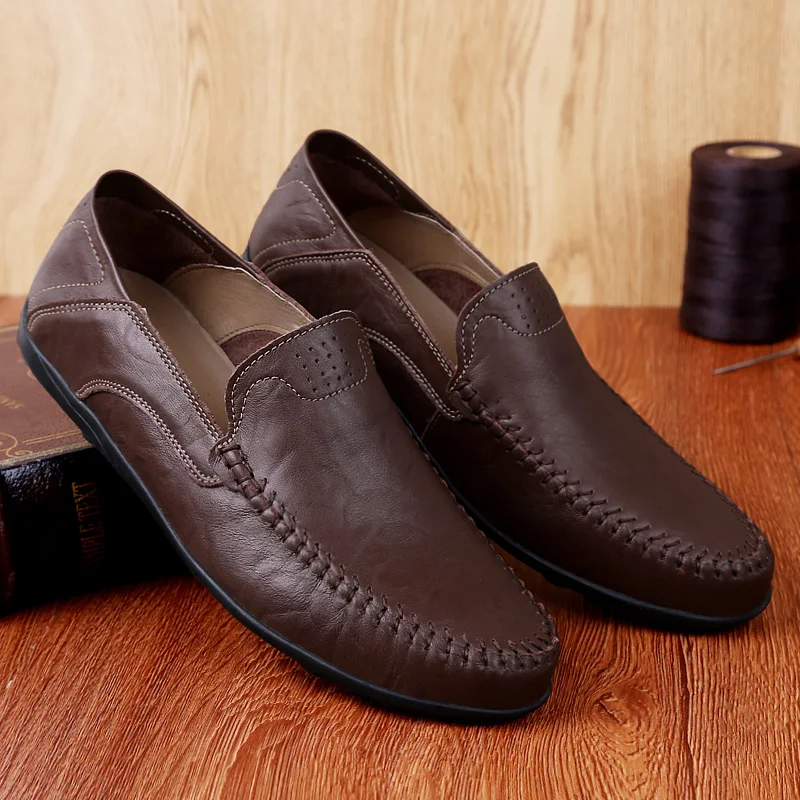 

Zapatos Casuales Para Hombre Men's Casual Leather Shoes Fashion Man Mens Hot Sale Leisure For Men 2020
