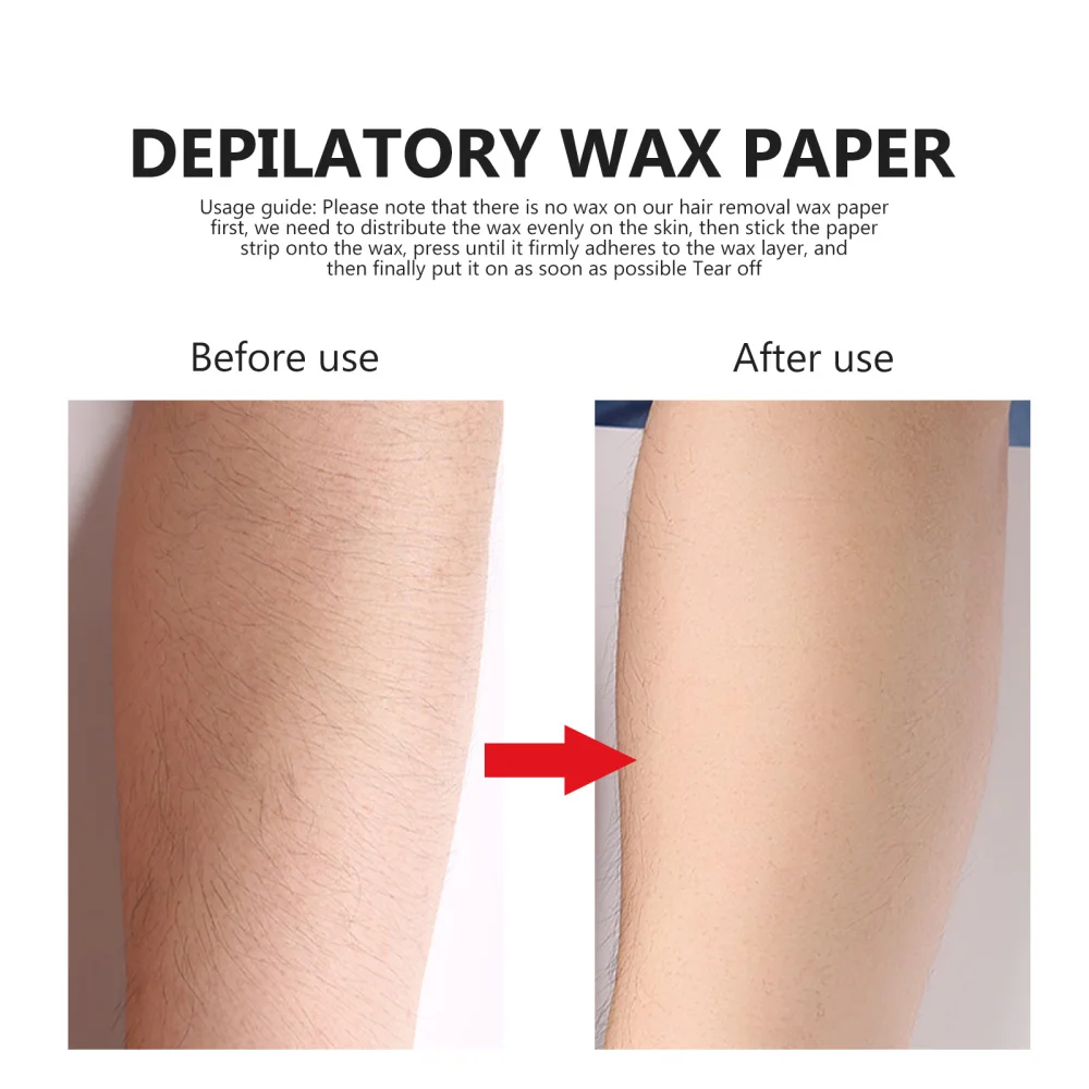200 шт. профессиональные восковые полоски для удаления волос на лице|Покрытие
