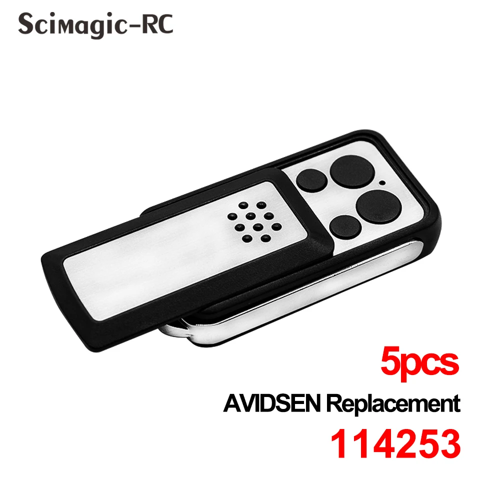 

10pcs AVIDSEN Garage Door Remote Control 114253 433mhz Rolling Code Handheld Transmitter AVIDSEN Garage Command key fob Newest