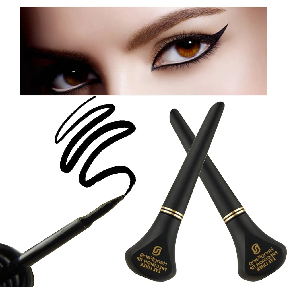 Профессиональная подводка для глаз макияж черная жидкая карандаш уход за