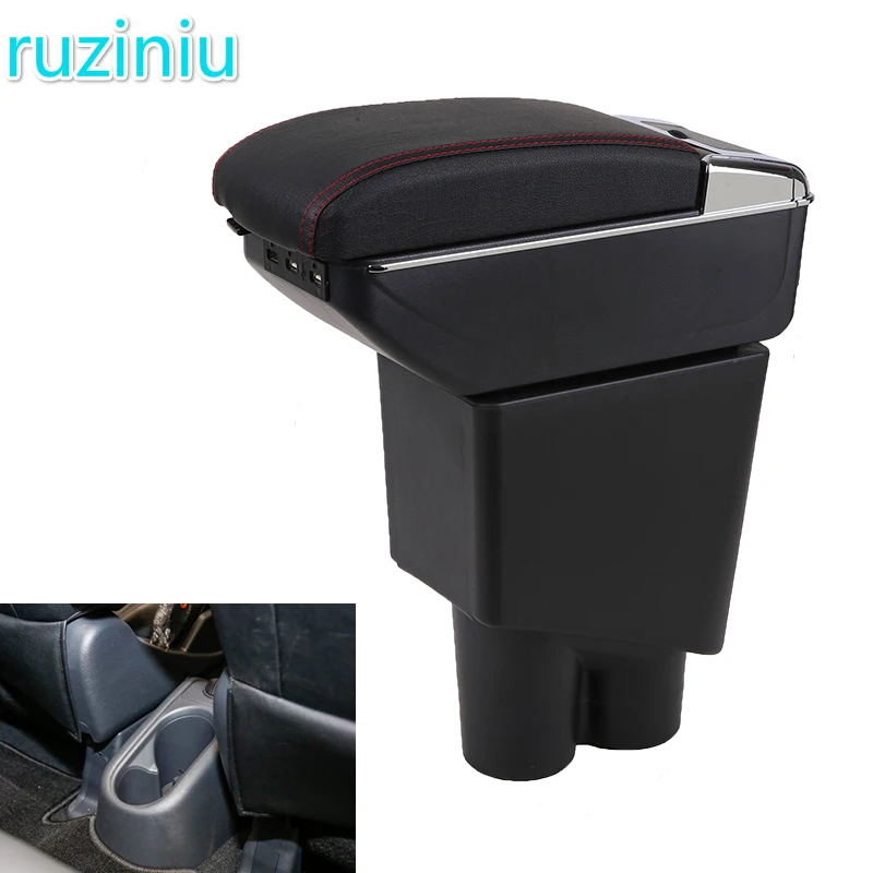 

Armrest For Proton Exora Rotatable Leather Center Centre Console Storage Box With Cup Holder Ashtray USB Charging Accessories