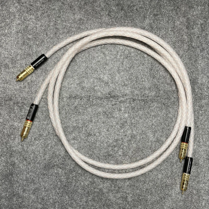 Пара Taralabs RSC Vector 2 RCA серебряный кабель для соединения Золотой Rca штекер|rca interconnect