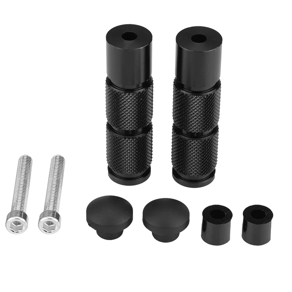 

1pair Universal CNC Aluminum Alloy Motorcycle Foot Rests Pegs Pedals Replacement