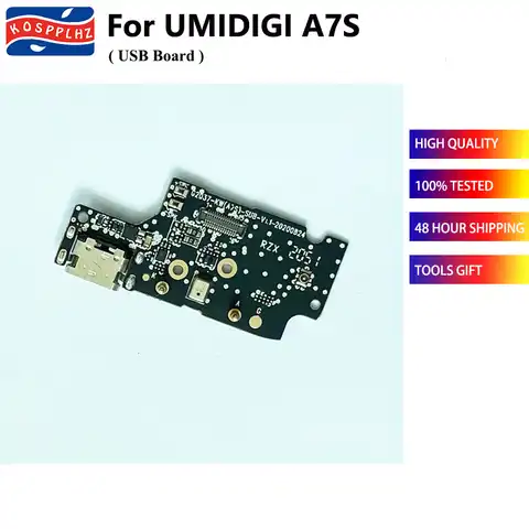 Оригинальная материнская плата для UMIDIGI A7S, зарядный порт UMIDIGI A7S, нижняя USB-штепсельная вилка, замена зарядной платы