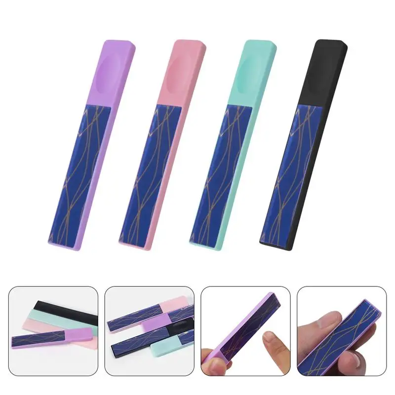 

4pcs Nail Shop Glass Nail Trimmer Nail File Nail Polisher Nail Buffer Manicure Tool