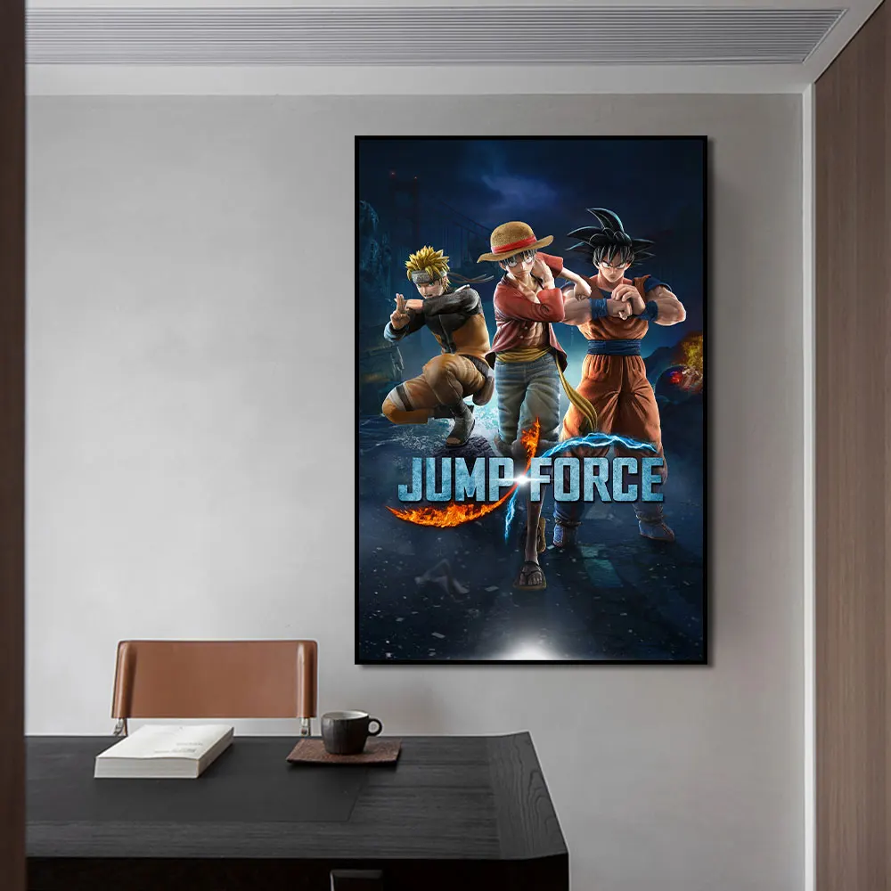 

Uzumaki Naruto Luffy One Piece Goku Dragon Ball Poster Wall Art Decoration Canvas Painting Cuadros Mural Home Kids Room Decor