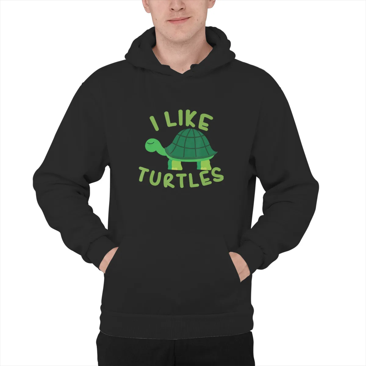 

Men's Hoodie I like Turtles Tortoise Sea Animal Funny GiftFashion Couples Matching Groot Hood Sweat Homme 38517