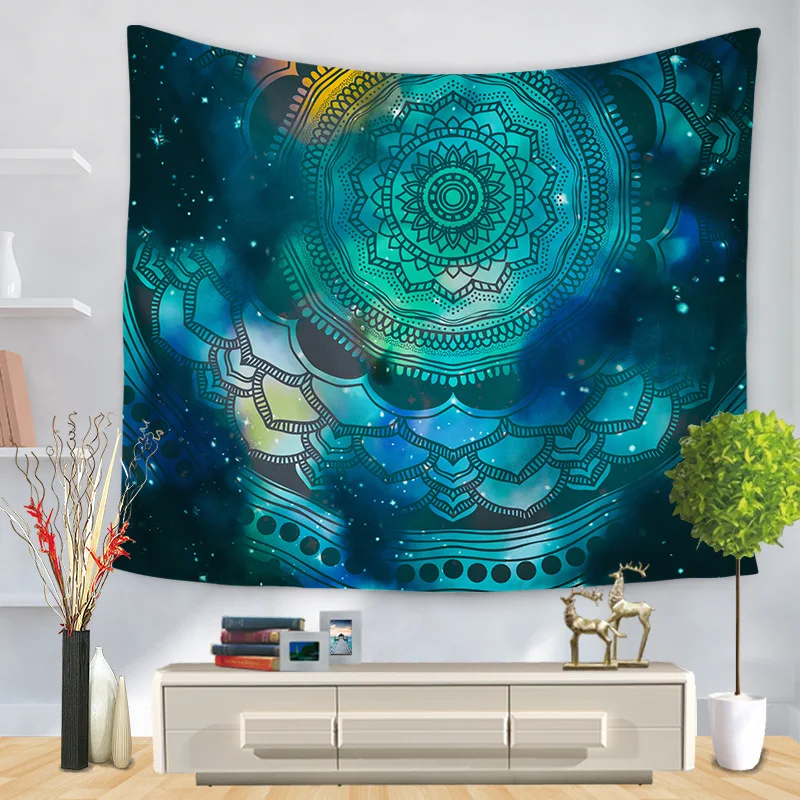 

Colorful Mandala Tapestry Wall Hanging Hippie Bohemian Home Dorm Decor Wall Cloth Tapestries Picnic Beach Sofa Blanket Bedspread