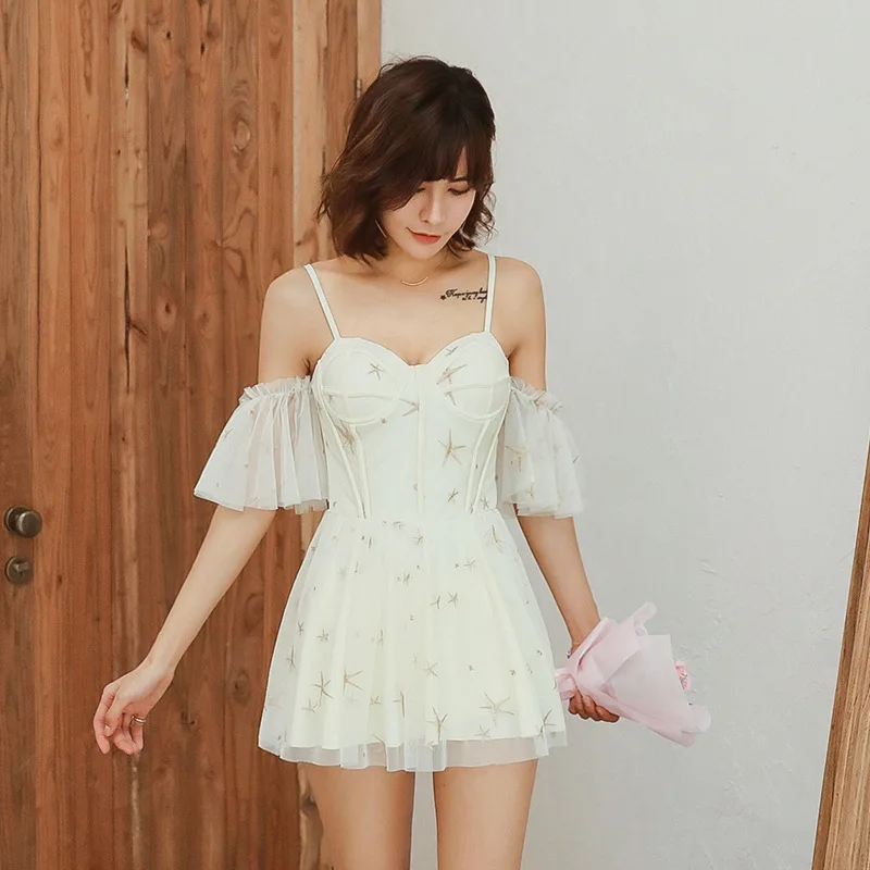 Купальник 1 шт. женский купальник сплошной с пуш-ап трикини Сексуальные Японские