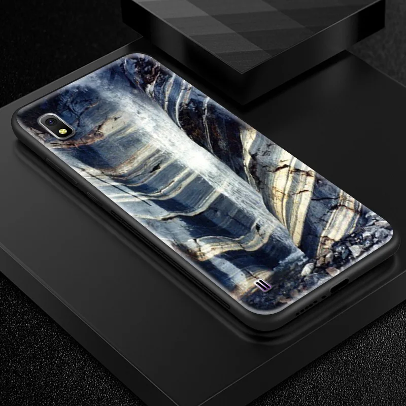 W282 Закаленное Стекло чехол для samsung Galaxy A10 A80 A90 A6S A8S A20 A30 A40 A50 A70 J4 плюс M10 M20 M30 S8 S9 S10+ защитный чехол - Цвет: W282