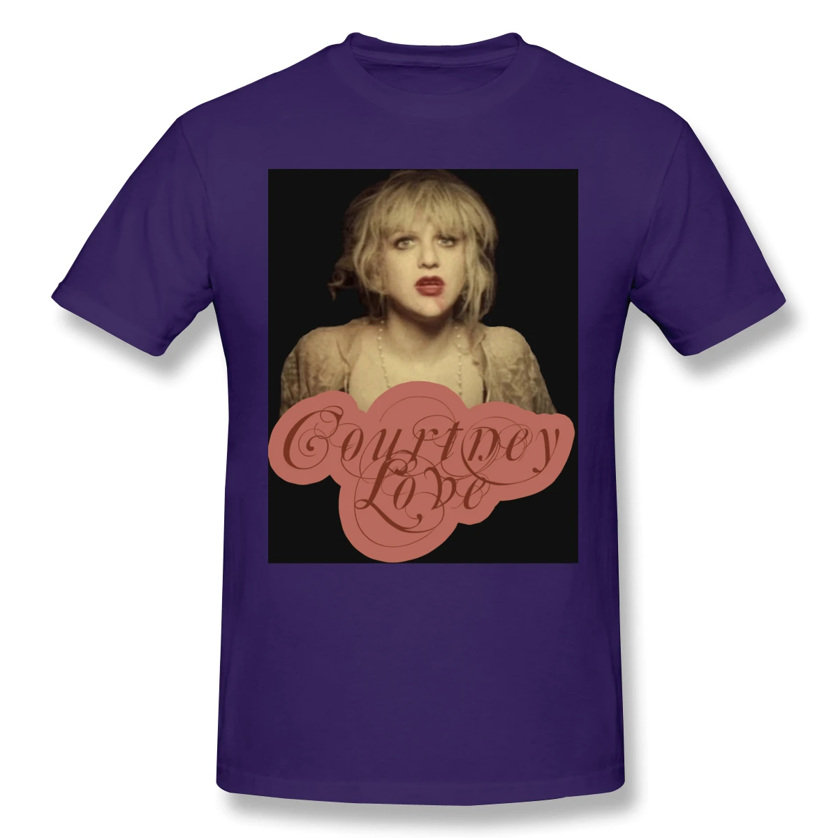 Мужская Базовая футболка с длинным рукавом Courtney And Love Забавные футболки коротким