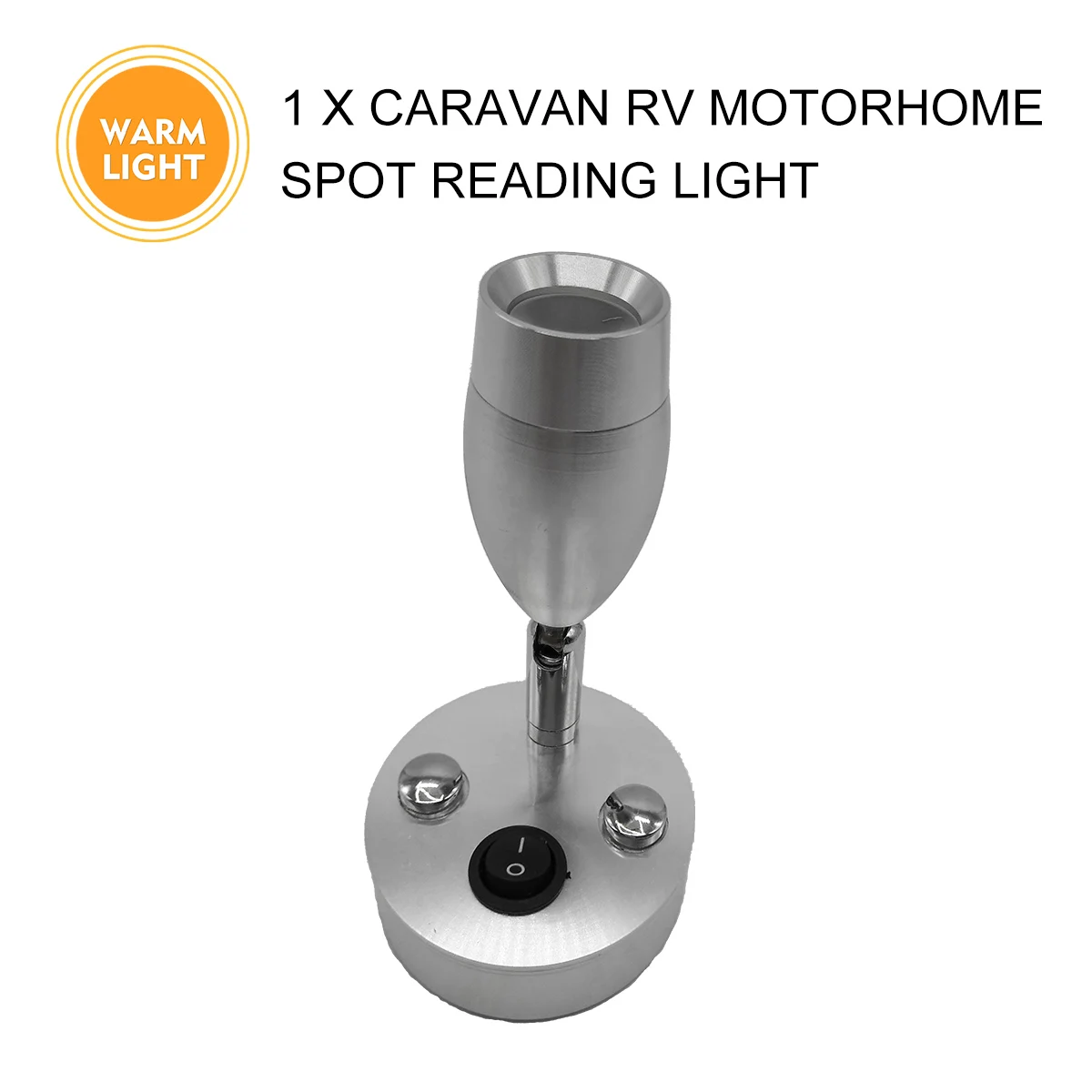 

12V Светодиодный прожектор 140LM теплый Интерьер лампа для чтения настенный Регулируемый RV Camper аксессуары для Van Caravan Motorhome