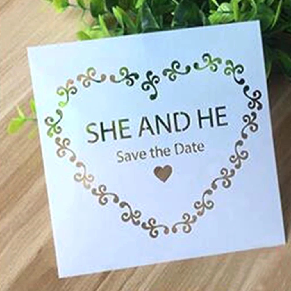 9 шт./компл. белый трафарет для рисования Универсальный DIY Скрапбукинг шаблон