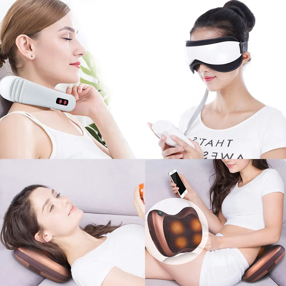 Массажный вибратор для глаз шеи талии тела магнитный Электрический